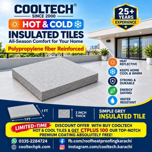 CoolTech Hot & Cool insulated roof tile